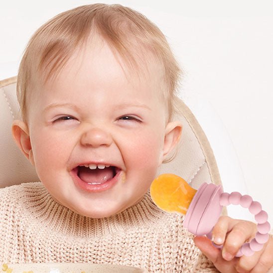 Grignoteuse bebe Materiau silicon pour fruits et lugumes