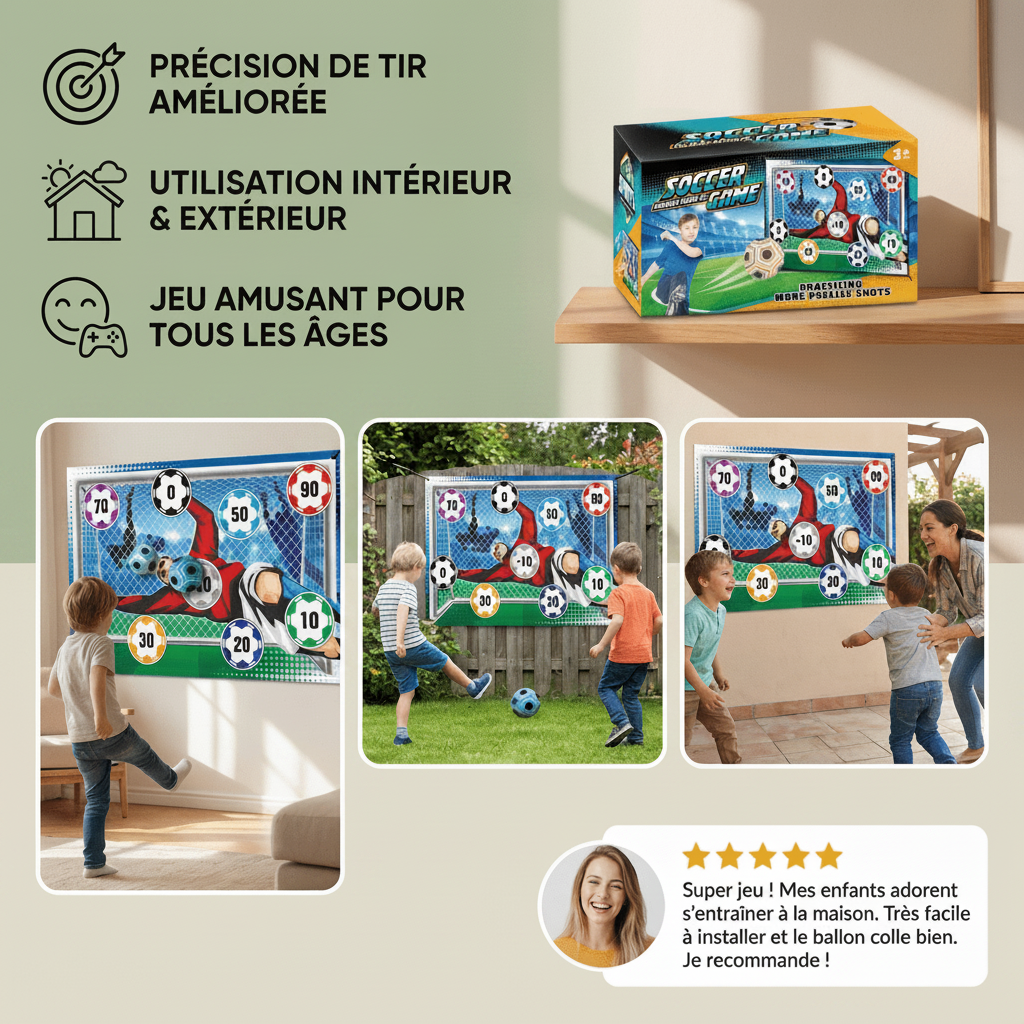 ballon foot il combine jeu actif et développement
