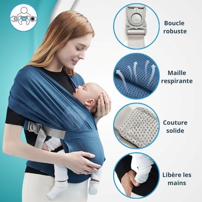 Écharpe de Portage Ergonomique | Cocooning Comfort™