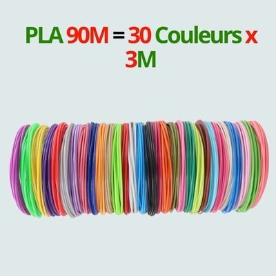 Recharges PLA Colorées Stylo 3D