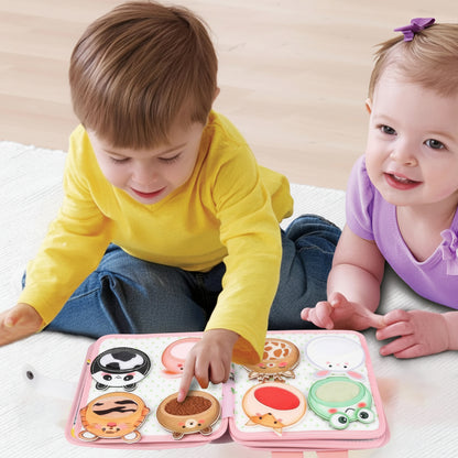 Livre Sensoriel Bebe en Feutrine | Busy Book Montessori