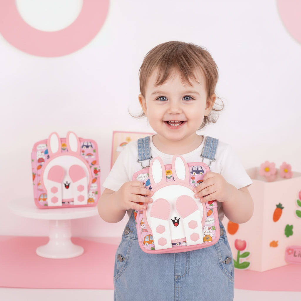 Livre Sensoriel Bebe en Feutrine | Busy Book Montessori
