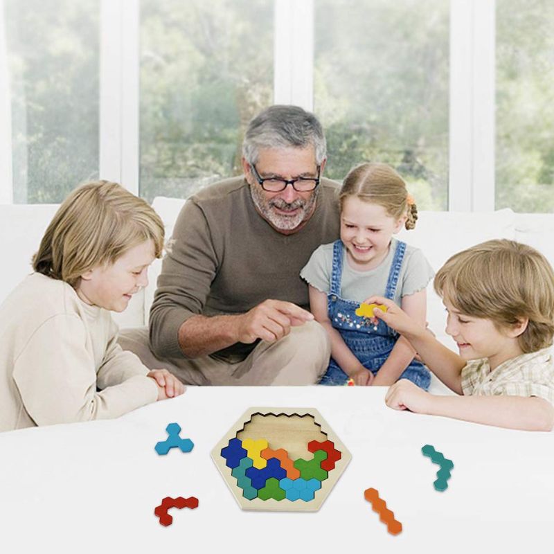 Tangram en bois | Puzzle éducatif Montessori