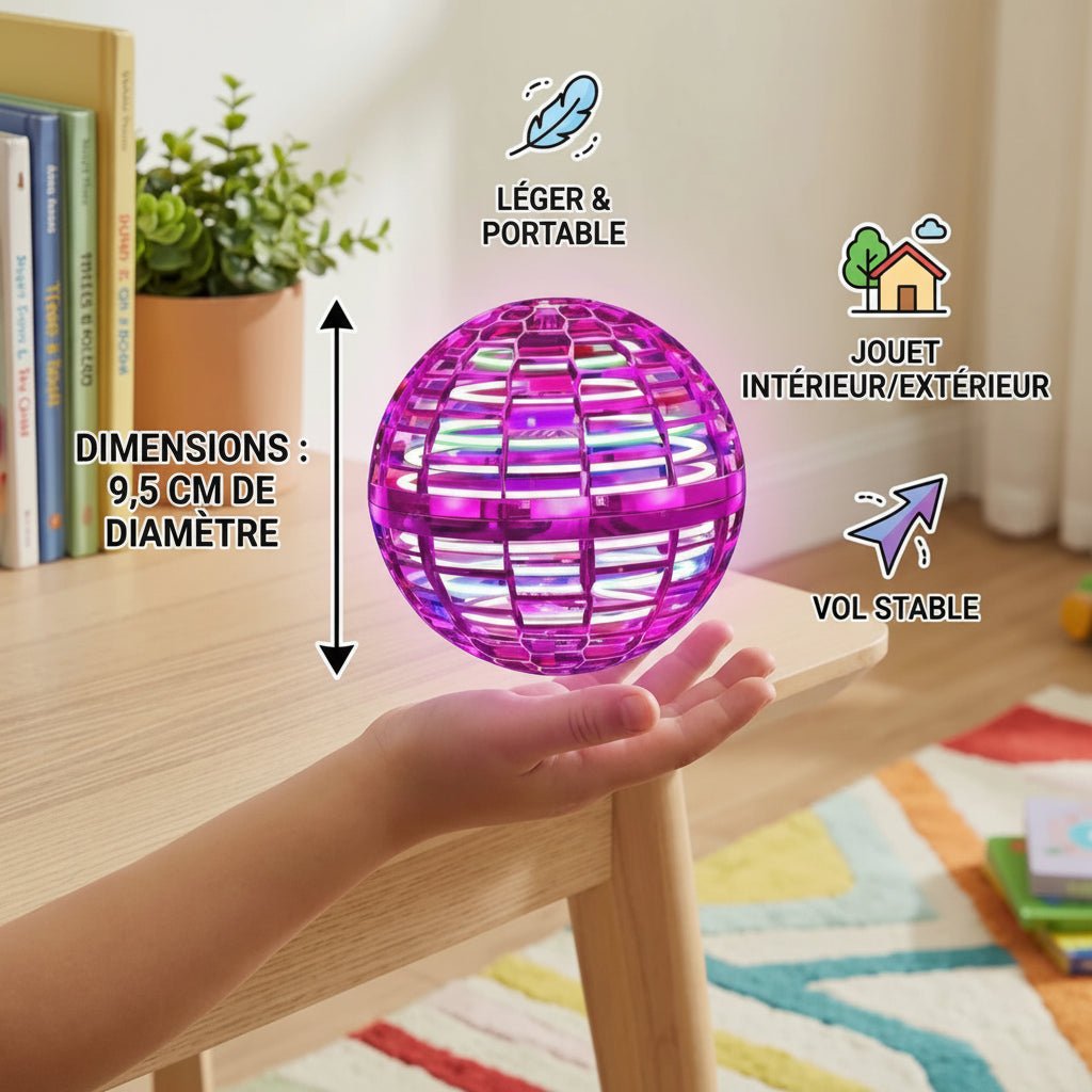 Flying Ball balle volante gyroscopique LED