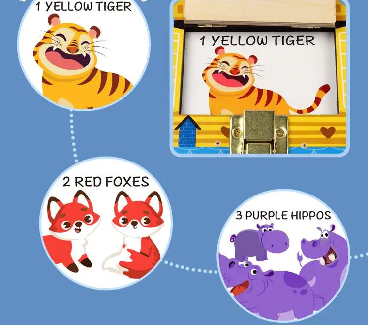 Popular Product Children's Busy Board Puzzle Unlocking Toy Wooden Movable Board Suitable for Children 123 Years Old Toy
