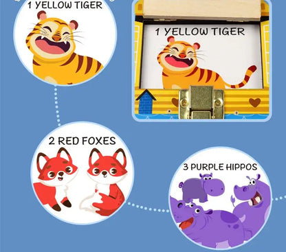 Popular Product Children's Busy Board Puzzle Unlocking Toy Wooden Movable Board Suitable for Children 123 Years Old Toy