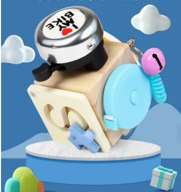 Best Selling Wooden Toys Multifunction Music Busy Block Remove Fidget Sensory Toys Montessori Educational Toys for Child