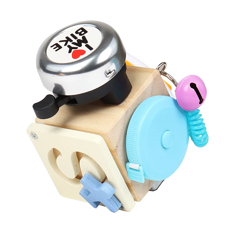 Best Selling Wooden Toys Multifunction Music Busy Block Remove Fidget Sensory Toys Montessori Educational Toys for Child