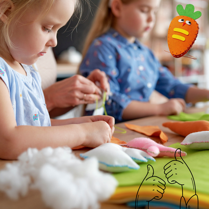 kit couture enfant | 🧵Animaux en feutrine™