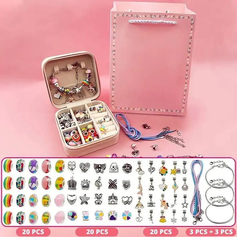 Kit bracelet permet aux enfants de laisser libre cours à leur imagination 