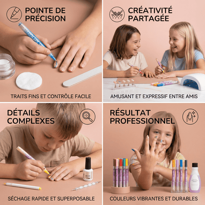 💅stylo nail art enfant | LunaNails™