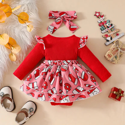 Robe noel bebe fille | Papa Noel et ses biscuits™