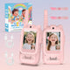 Talkies walkies enfant vidéo rose
