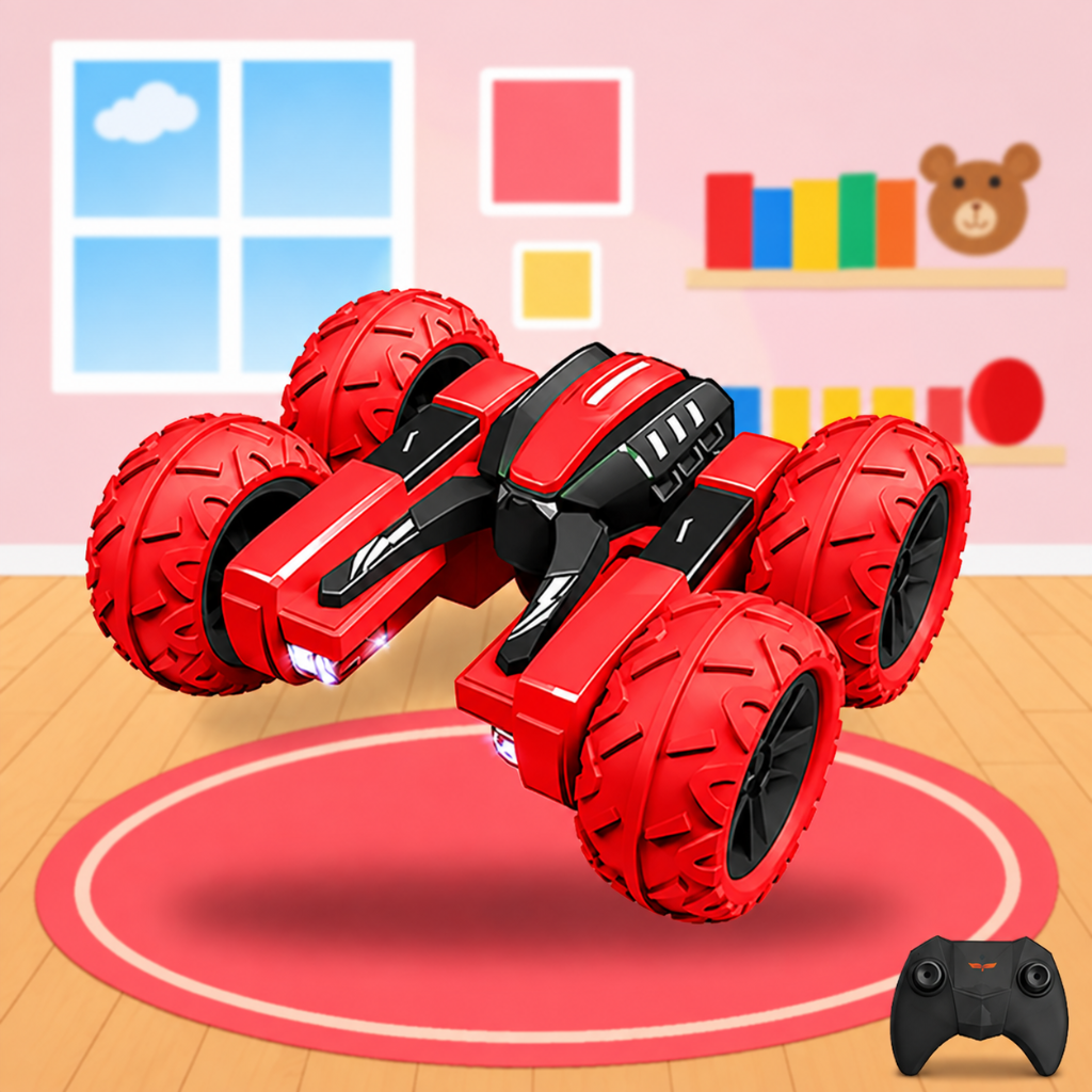 Voiture télécommandée tout terrain TerraStunt™ rouge 