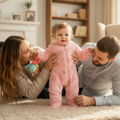  barboteuse bébé est fabriquée en polyester 