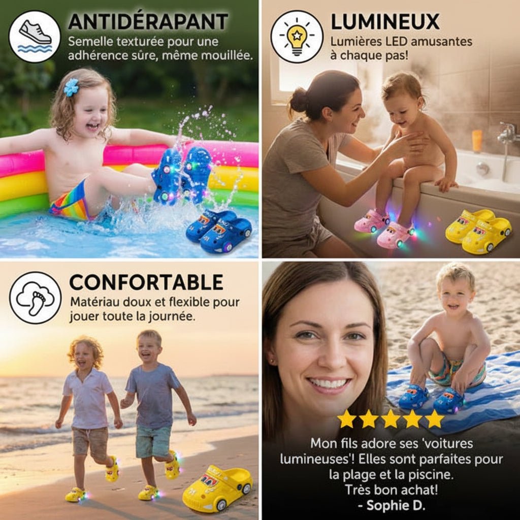 claquette enfant Confort pour petits pieds actifs