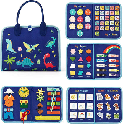 Busy Board Montessori – Planche Sensorielle Éveil Bébé