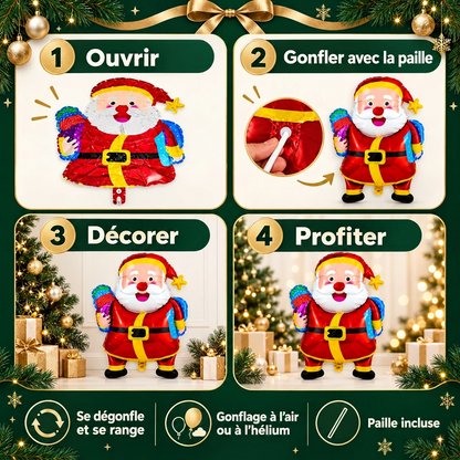 enfant et ballon gonflable