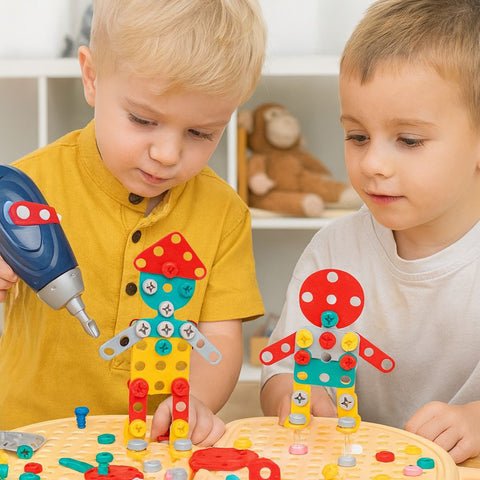 jeu de construction créativité libre