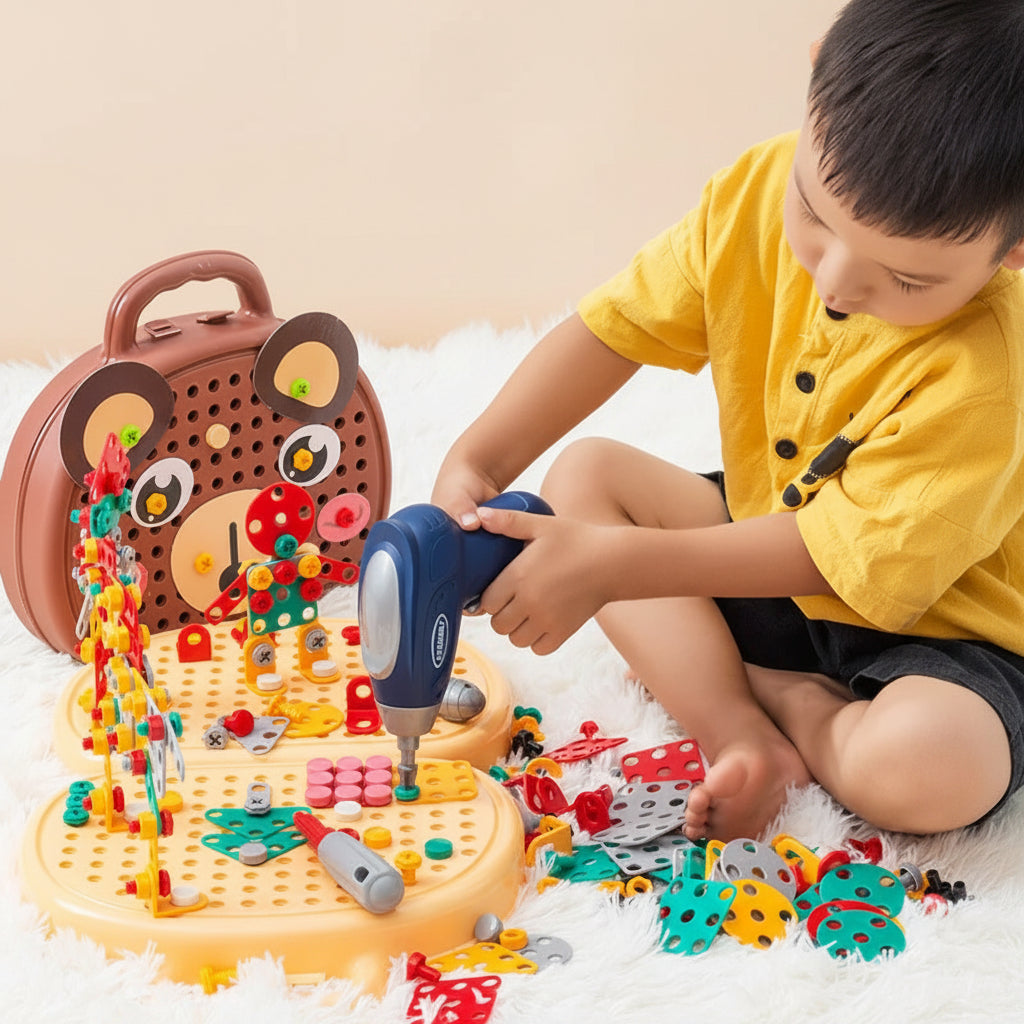 jeu de construction montessori pour enfant
