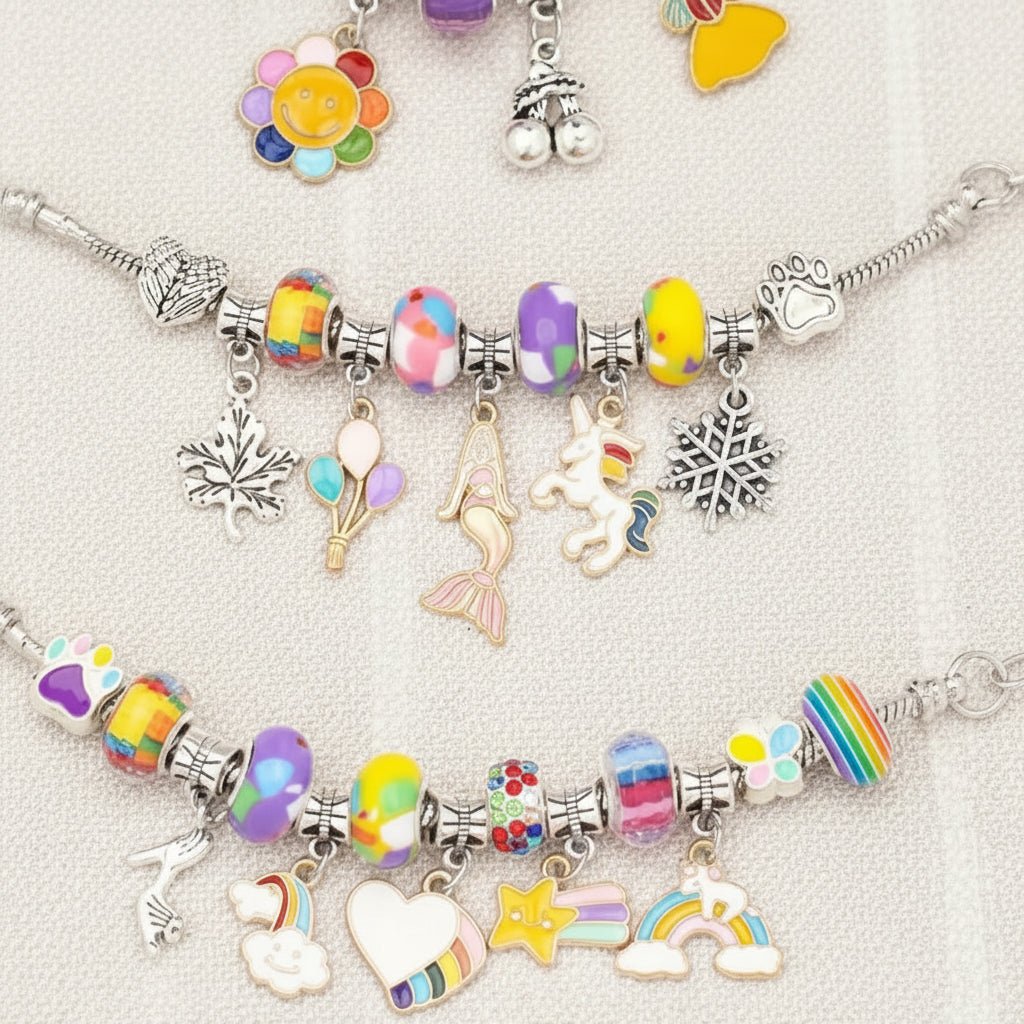 kit bracelet multicolore pour fille