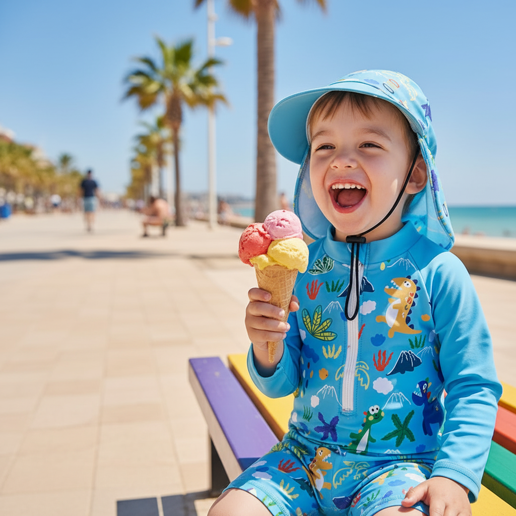 maillot de bain enfant dinosaure