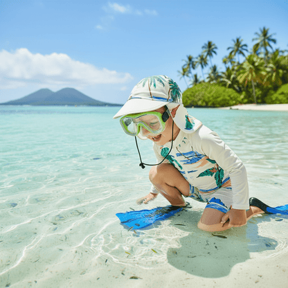 maillot de bain enfant tropical lagon