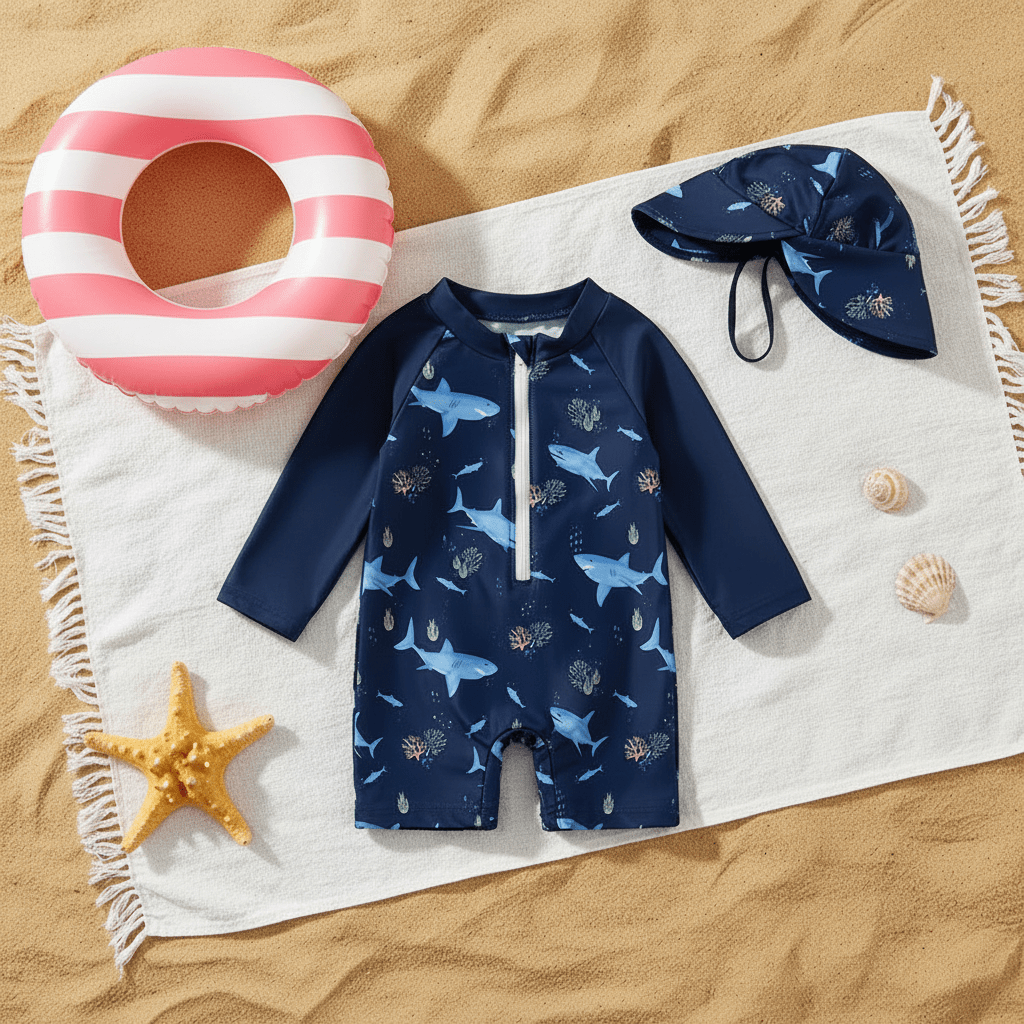 Maillot requin bouée grande