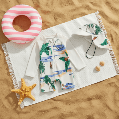 Maillot tropical fil court bouée grande