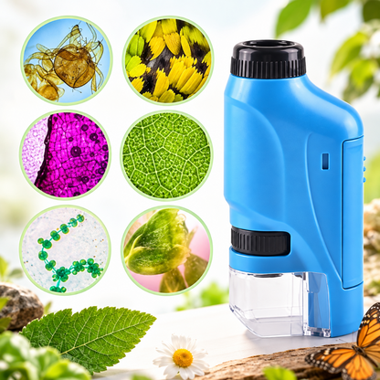 microscope de poche pour observer feuilles