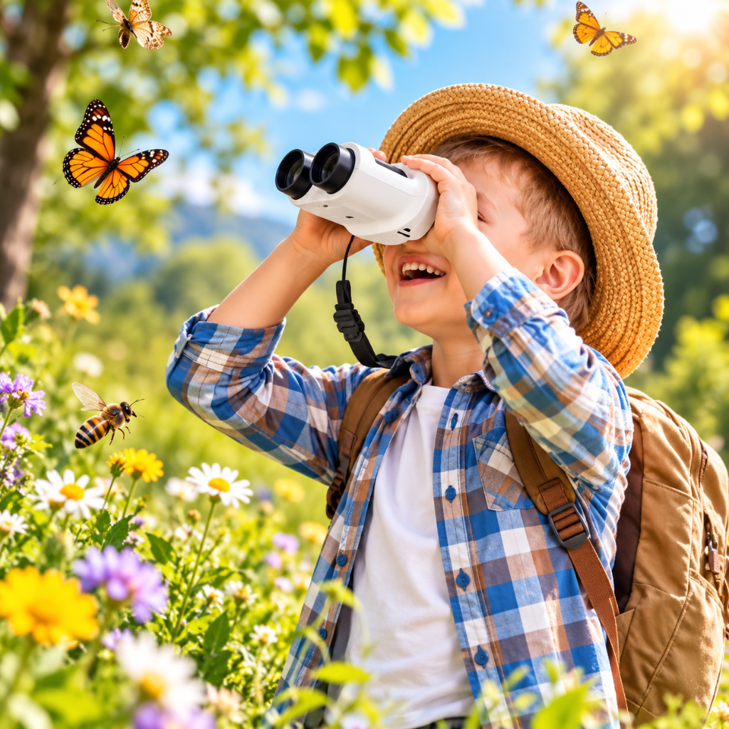 microscope enfant pour observer les insectes et les plantes