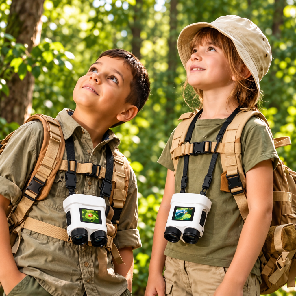 microscope enfant pour randonnée camping et observation de la nature