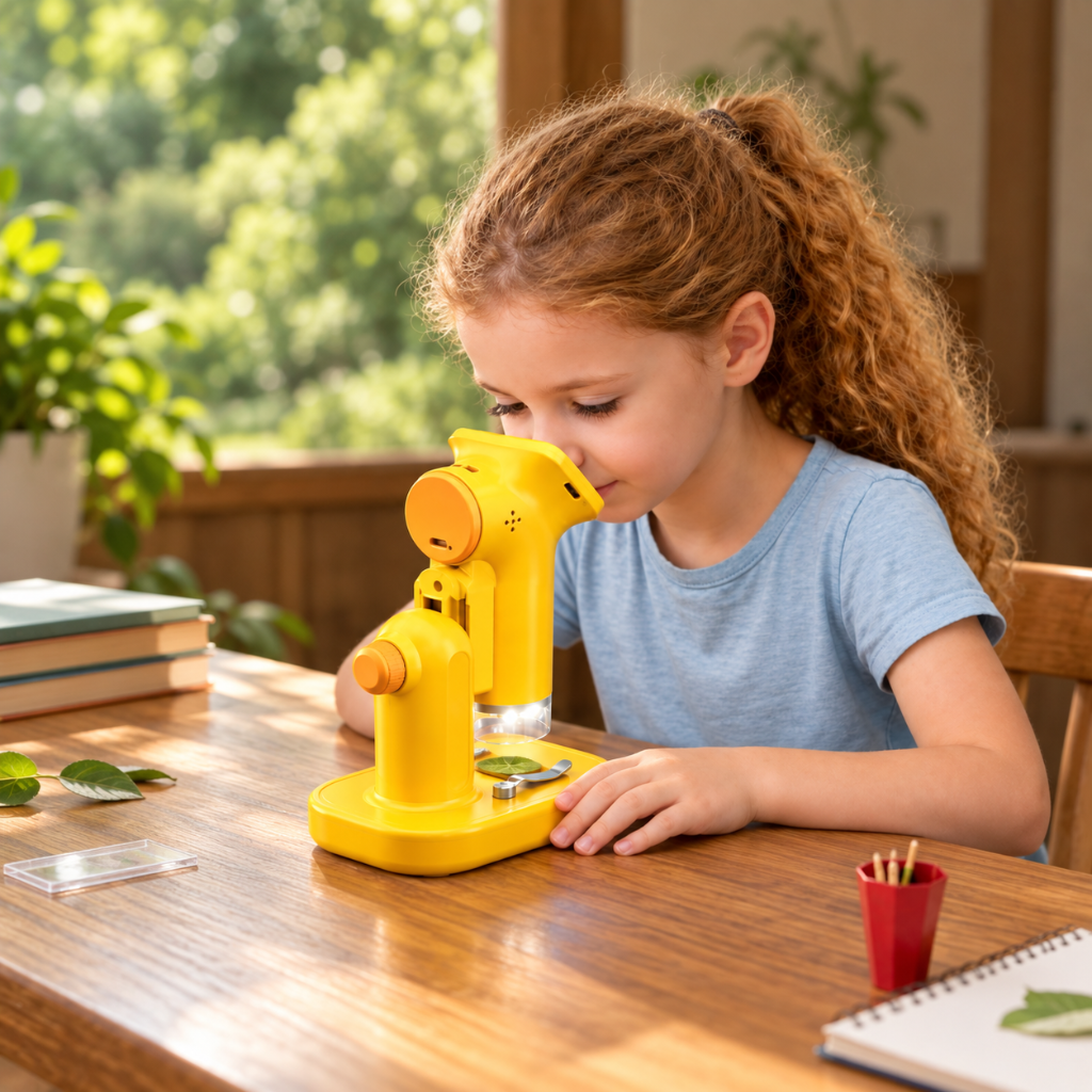 microscope numérique enfant pour découvrir la nature