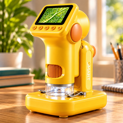 microscope numérique jaune