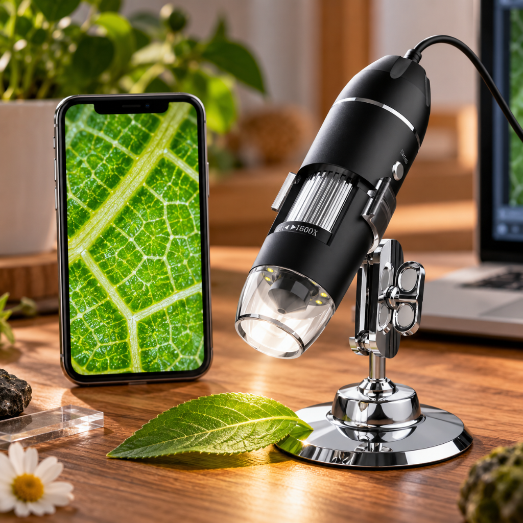 microscope numérique wifi MicroVision avec smartphone