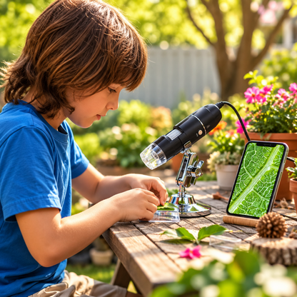 microscope numérique wifi MicroVision avec support