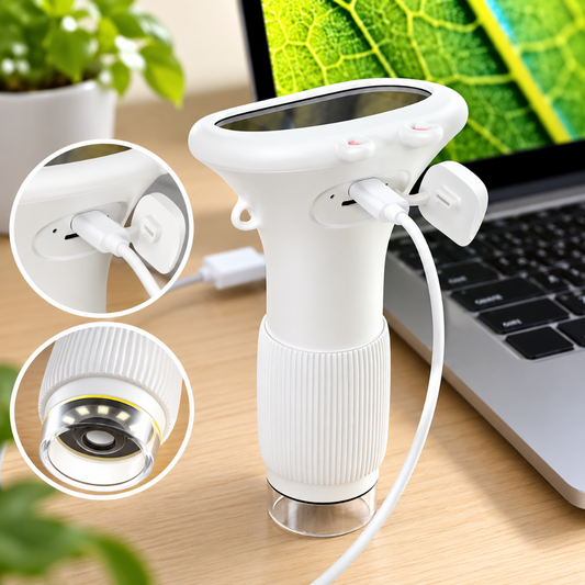 microscope portable enfant rechargeable par câble usb