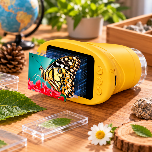 microscope portable enfant avec grossissement jusqu’à 1000x