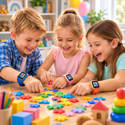 montre connectée pour enfant avec 39 jeux