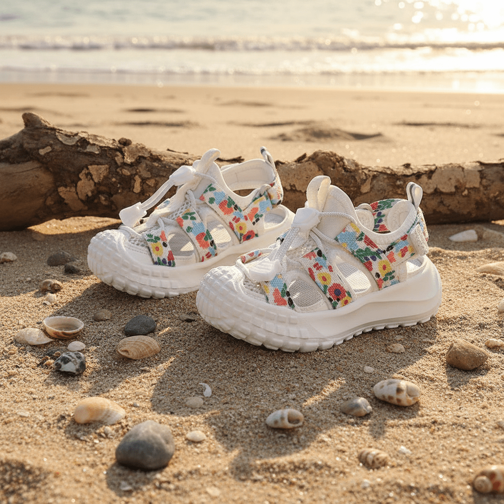 Paire de sandales sur sable