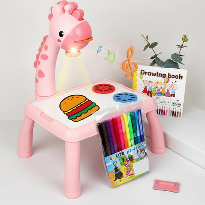 projecteur dessin rose pour enfant