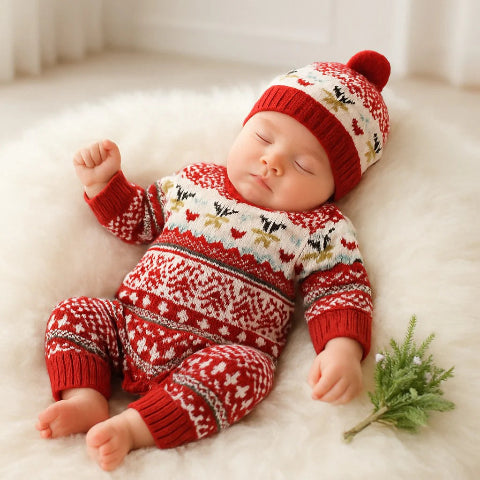 pyjama noel bebe rouge blanc