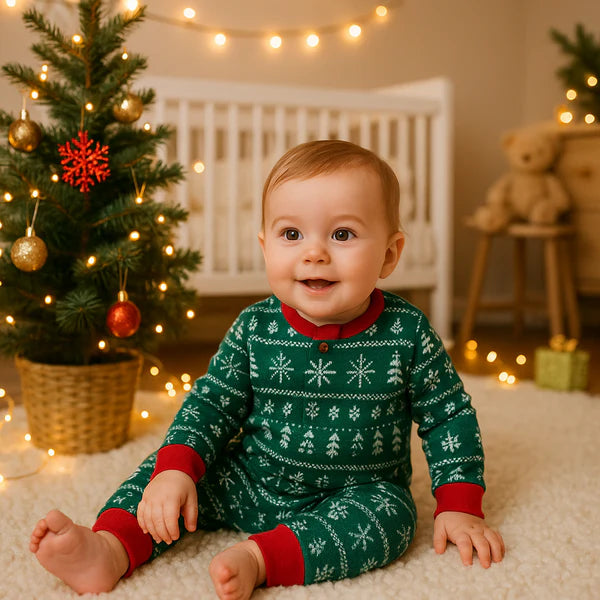 Pyjama de noel famille | Sapin vert™