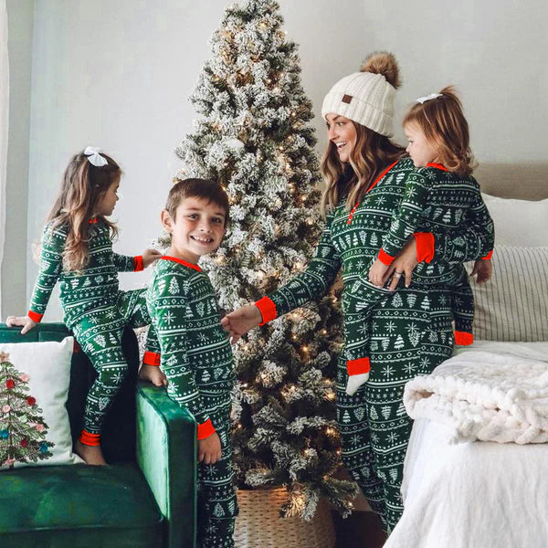 Pyjama de noel famille | Sapin vert™
