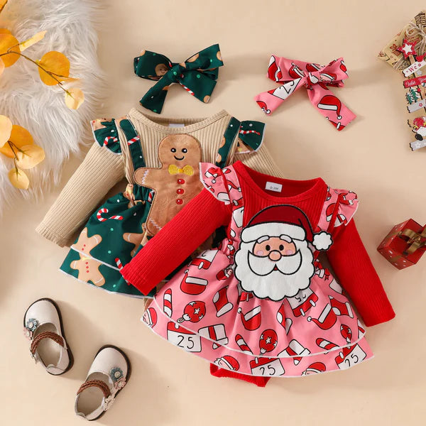 Robe noel bebe fille | Papa Noel et ses biscuits™