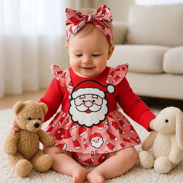 Robe noel bebe fille | Papa Noel et ses biscuits™