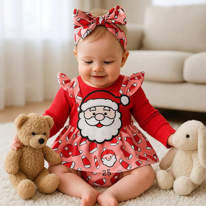 Robe noel bebe fille | Papa Noel et ses biscuits™