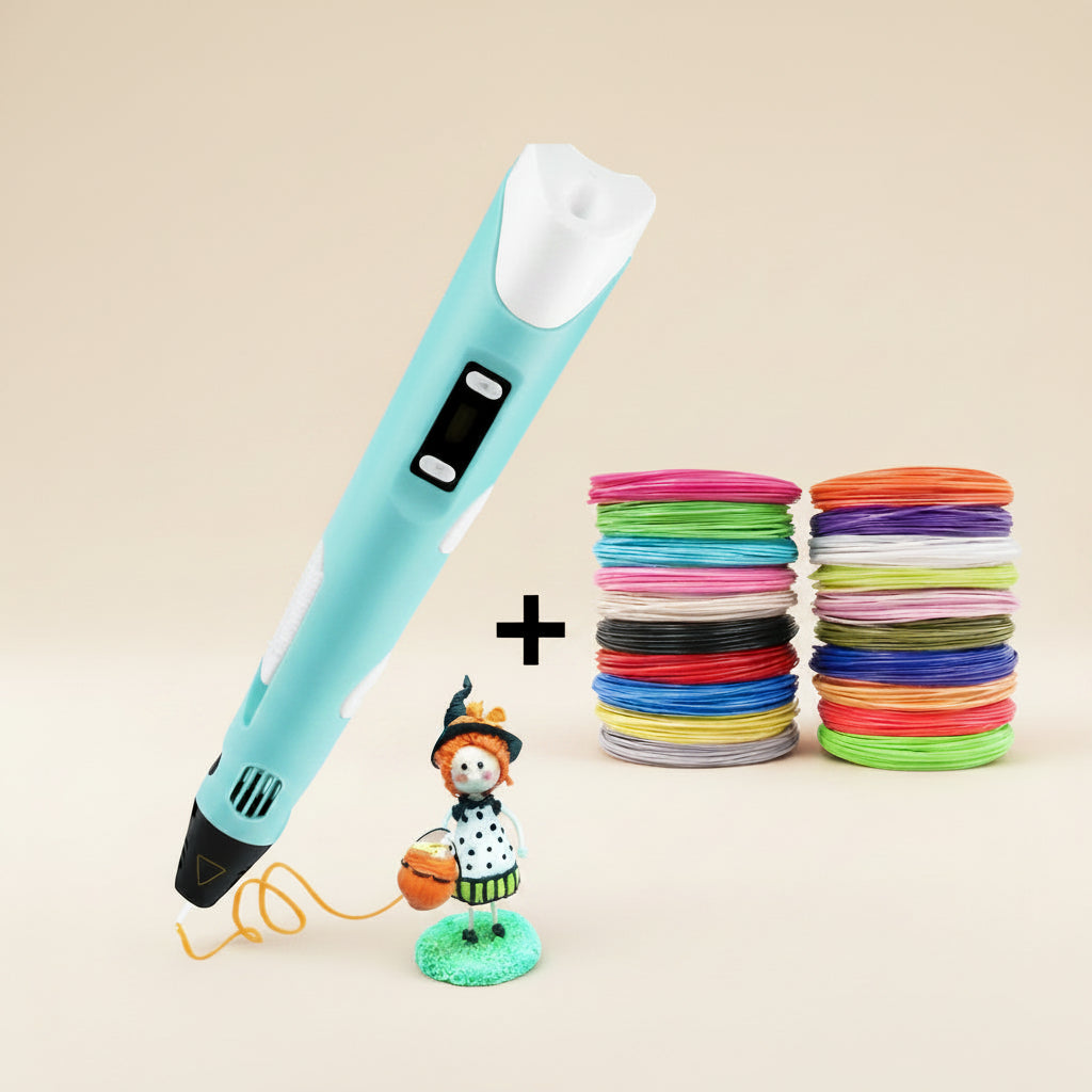 stylo 3D enfant bleu