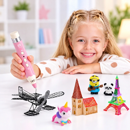 stylo 3d enfant avec accessoires
