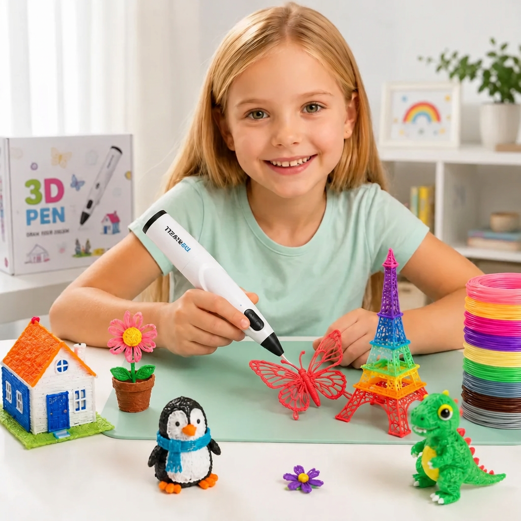 stylo 3d enfant leger et compact